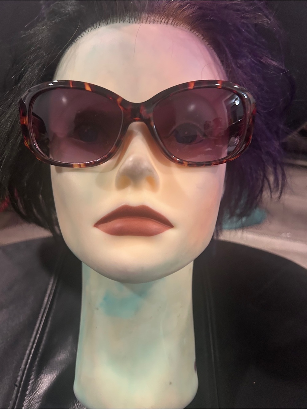 Max Studio Tortoiseshell Sunglasses with Brown Lenses